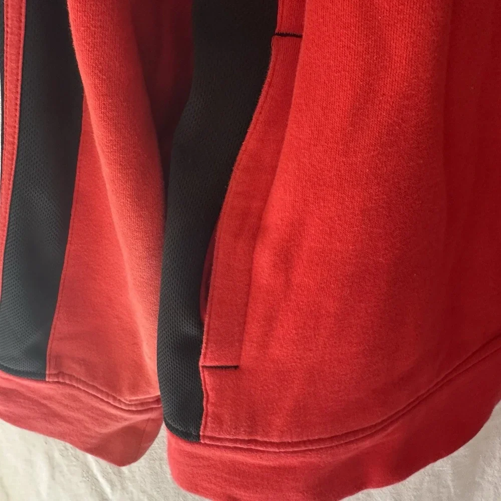 Portland Trail Blazers Hoodie Mens XLT ‎ Red NBA Basketball Adidas Pullover